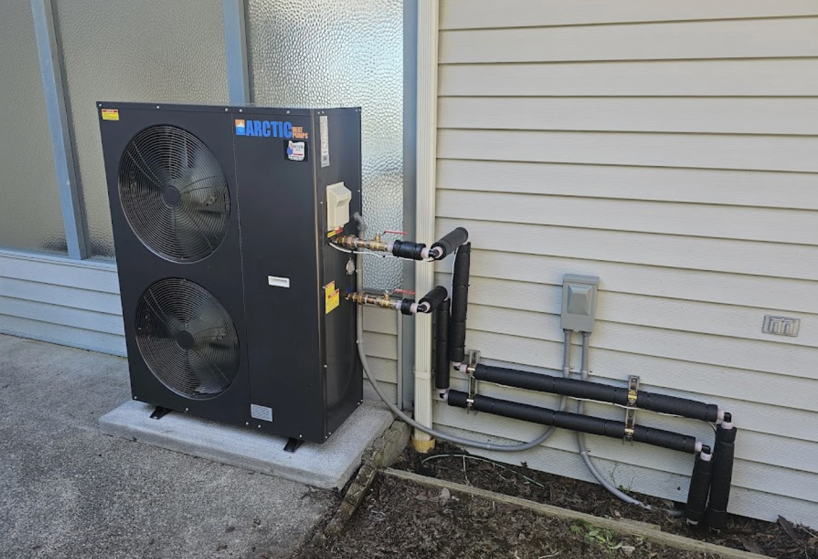 Heat Pump Installed at a Home by Oregon Hydronics